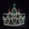 Lovely Girls Big Red und Green Dental Acryl Crown Mit Strass Pave Crown Brosche Fahion Zubehör